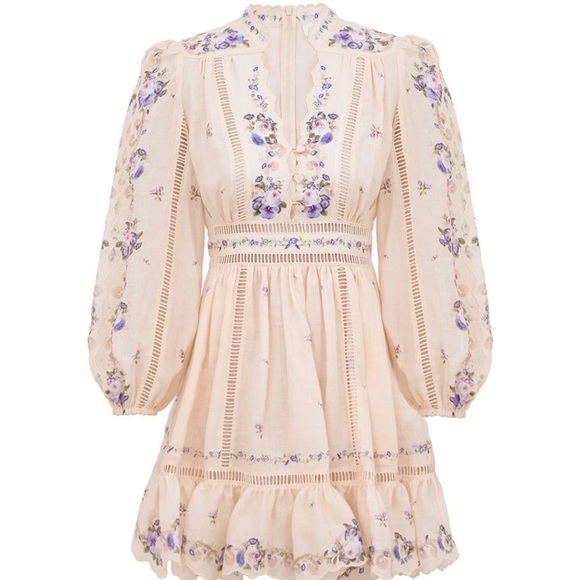 Zimmermann Dresses & Skirts - Zimmermann patience plunge mini dress